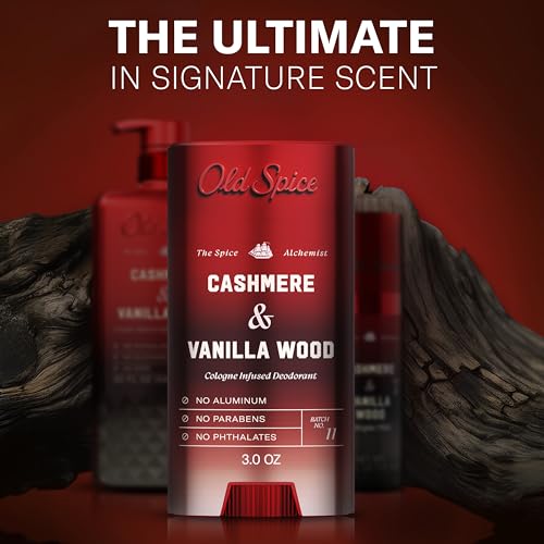 Old Spice Alquimista desodorante, aroma a madera flotante.