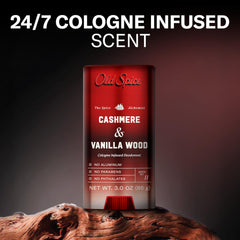Old Spice Alquimista desodorante sin aluminio, empaque de lujo.
