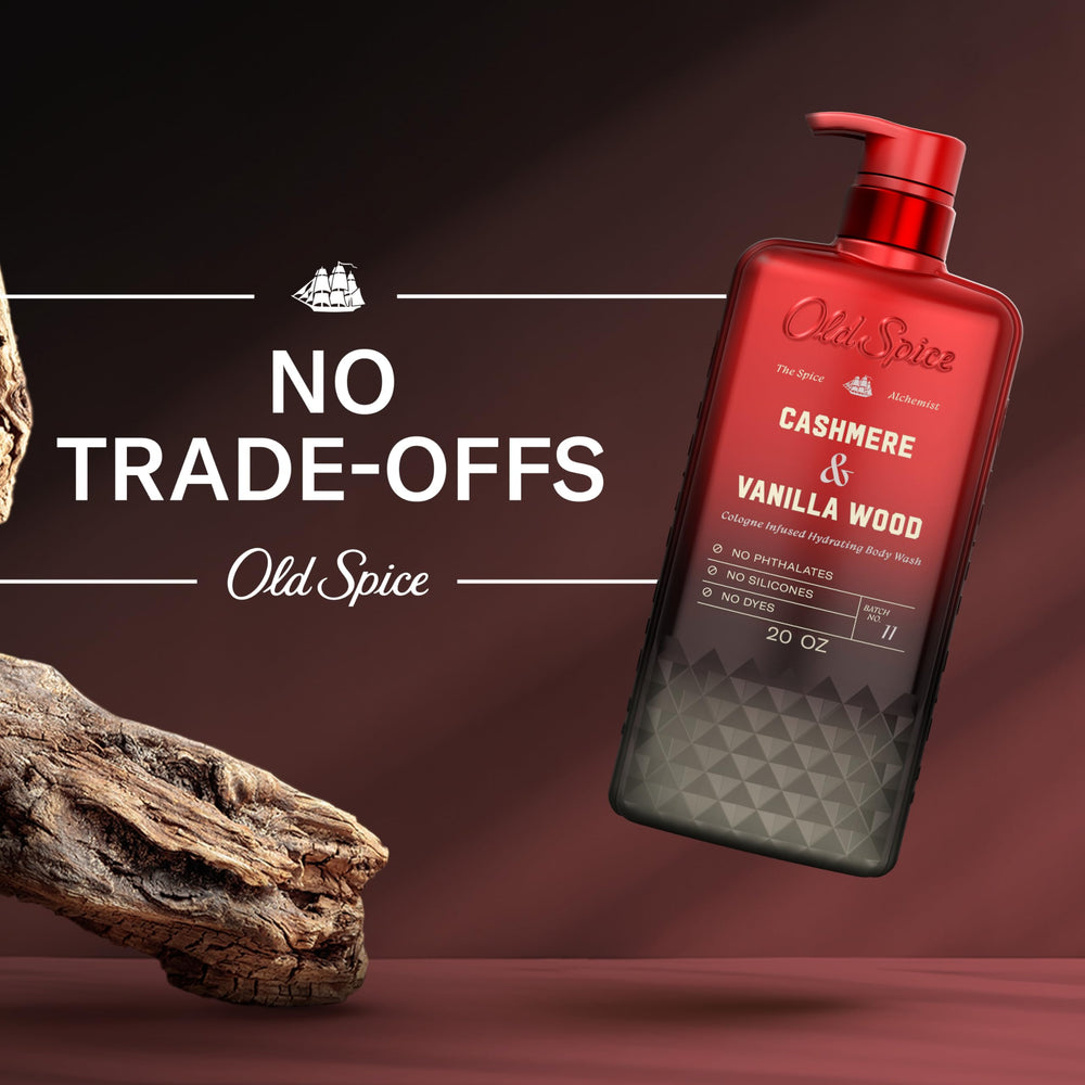Old Spice The Spice Alchemist, fragancia con cachemir y vainilla para un toque sofisticado.