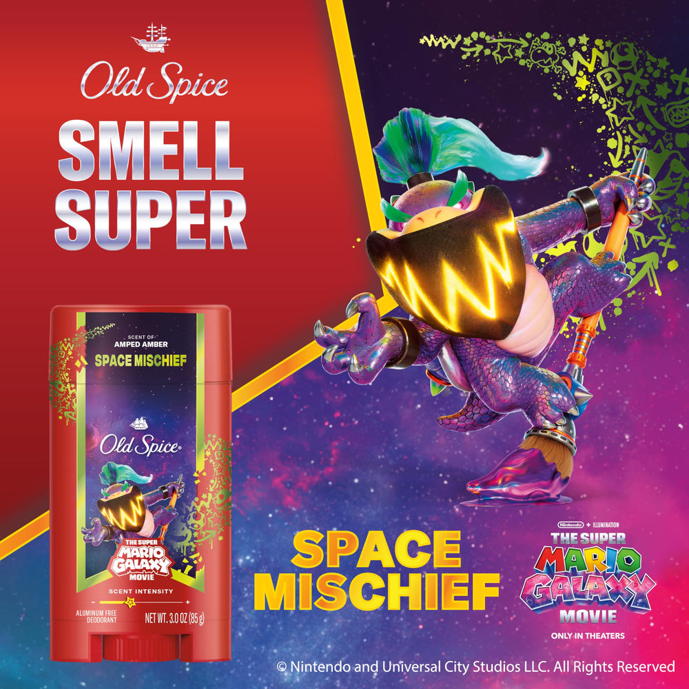 Old Spice Amped Amber deodorant close-up highlighting bold fragrance for daily wear