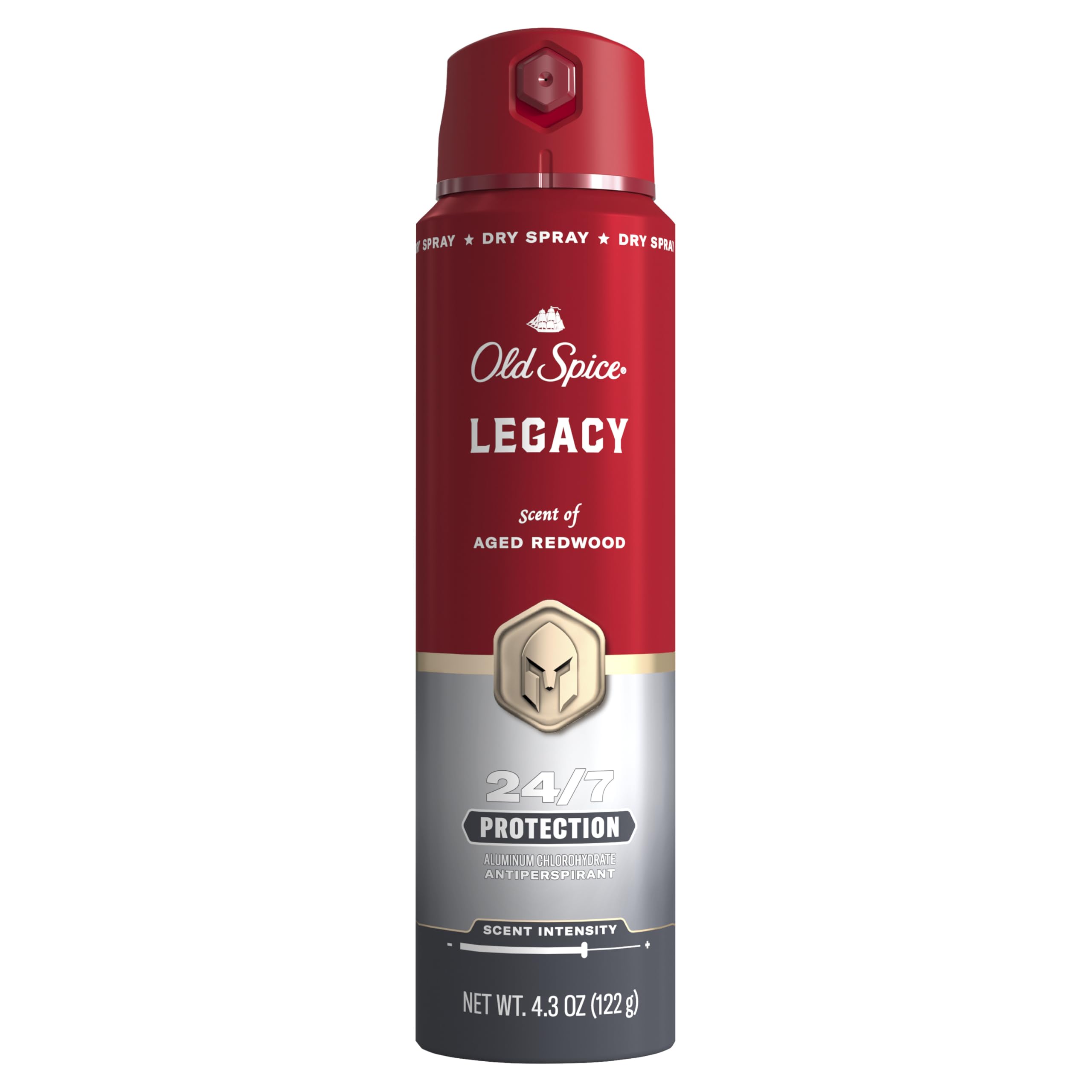 Old Spice antiperspirant spray bottle delivers 24/7 protection for daily wear