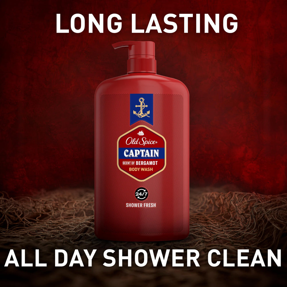 Old Spice Olor Duradero Capitan Bergamota, aroma que acompaña todo el dia.