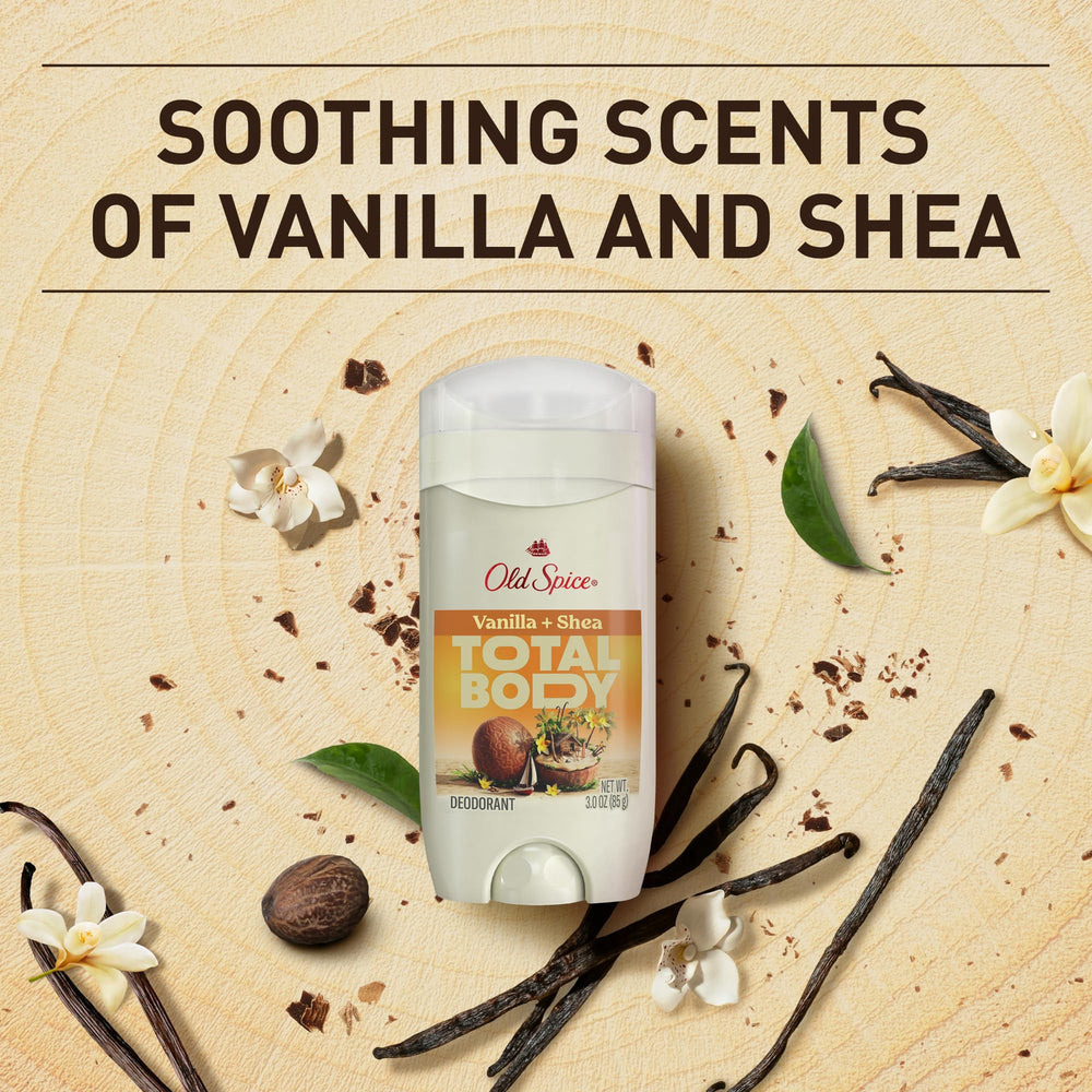 Old Spice aroma vainilla-shea para cuerpo entero, aroma duradero