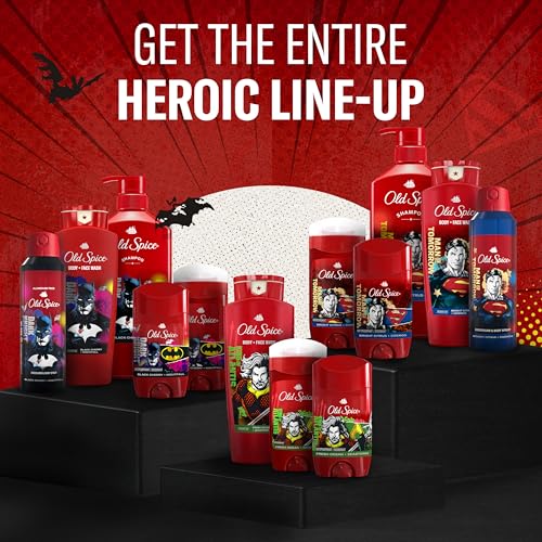 Old Spice Batman: limpieza fresca diaria, sensación de ducha 24/7.