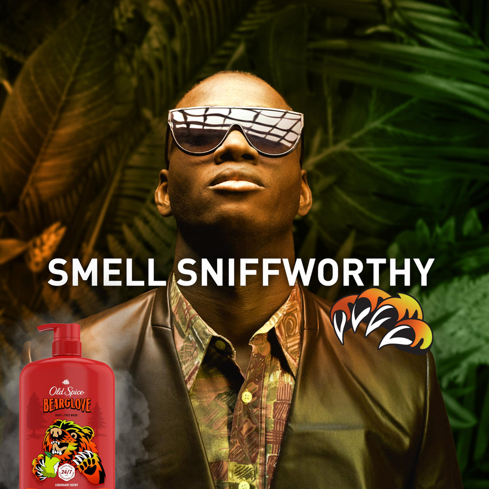 Old Spice Bearglove 24/7 freshness across the day