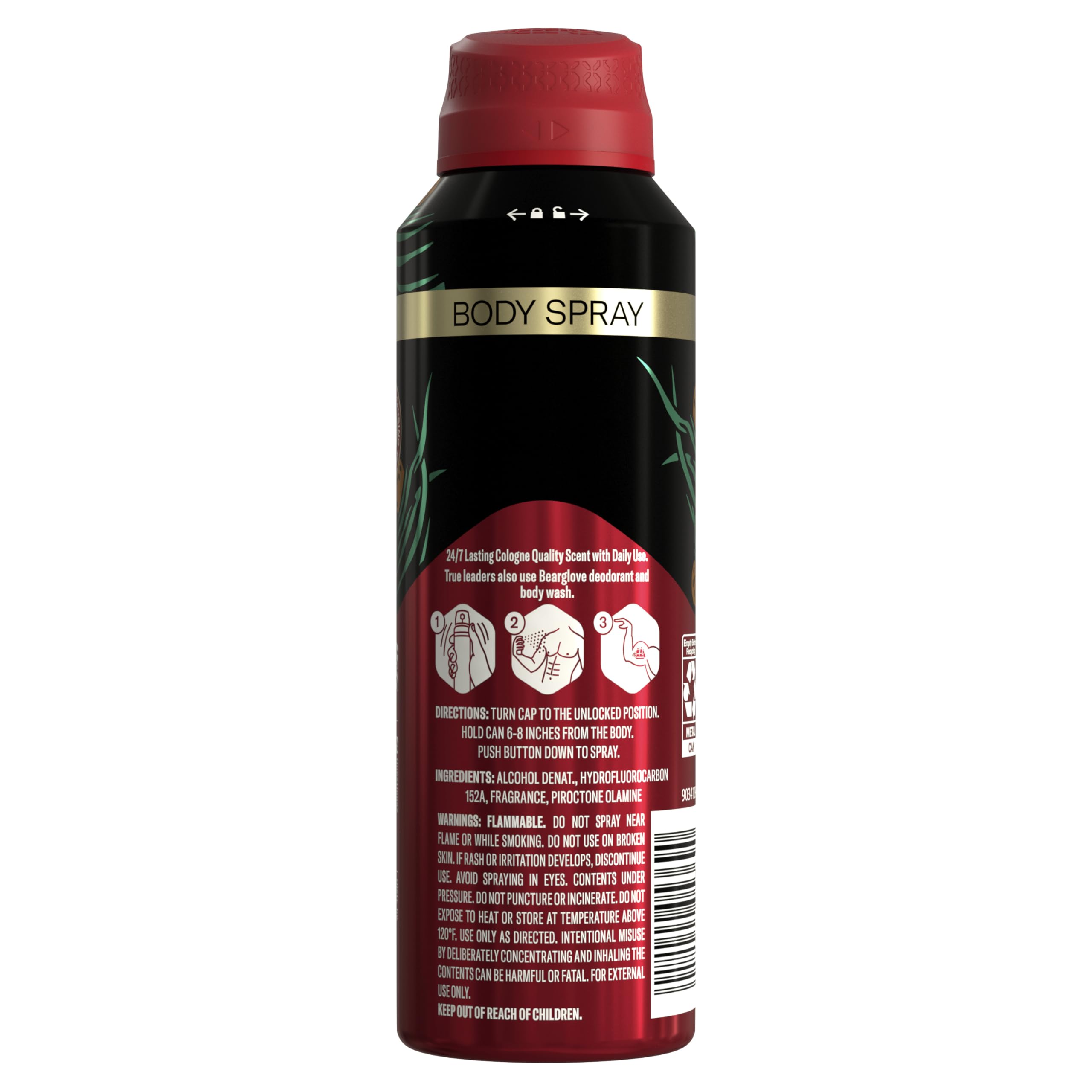 Old Spice Bearglove 3-pack packaging highlights value and convenience