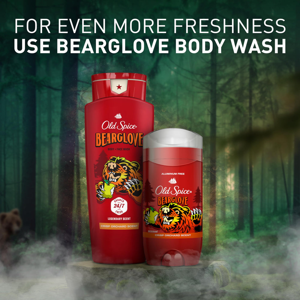 Aplicación limpia Bearglove, deja sensación fresca todo el día.