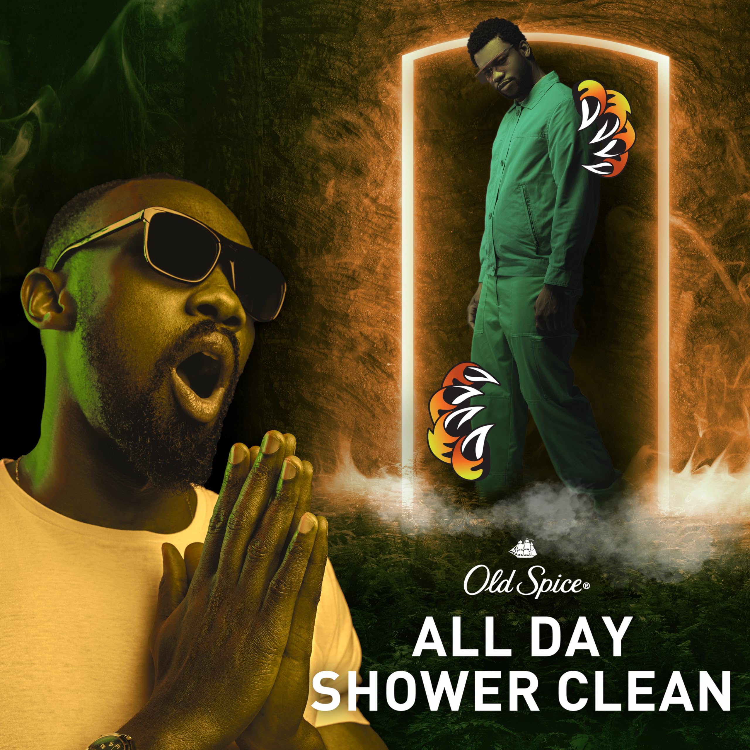 Old Spice Bearglove daily-use formula delivering a clean feel.