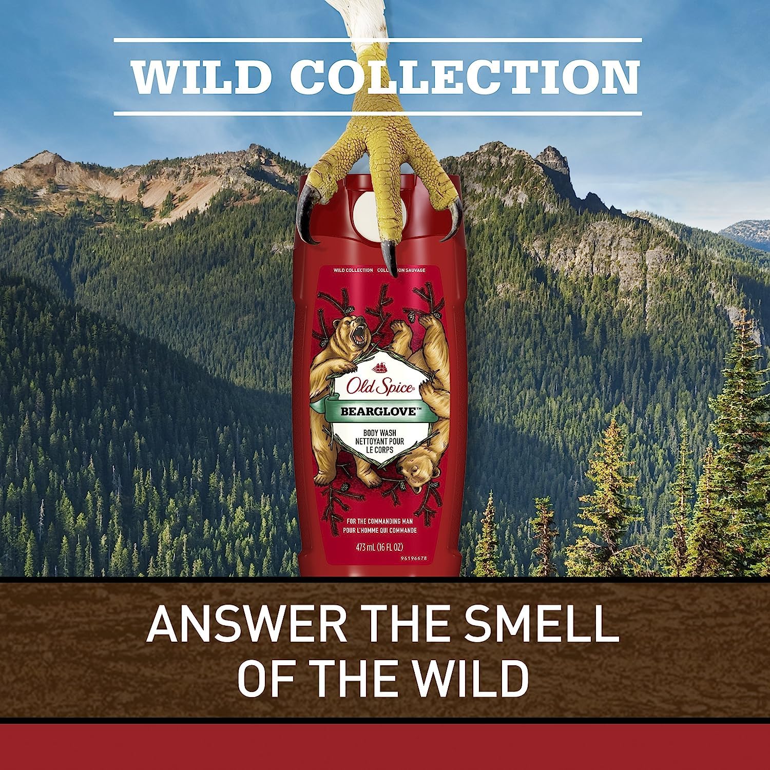 Old Spice Bearglove ducha-ritual: experiencia de cuidado personal para hombres.