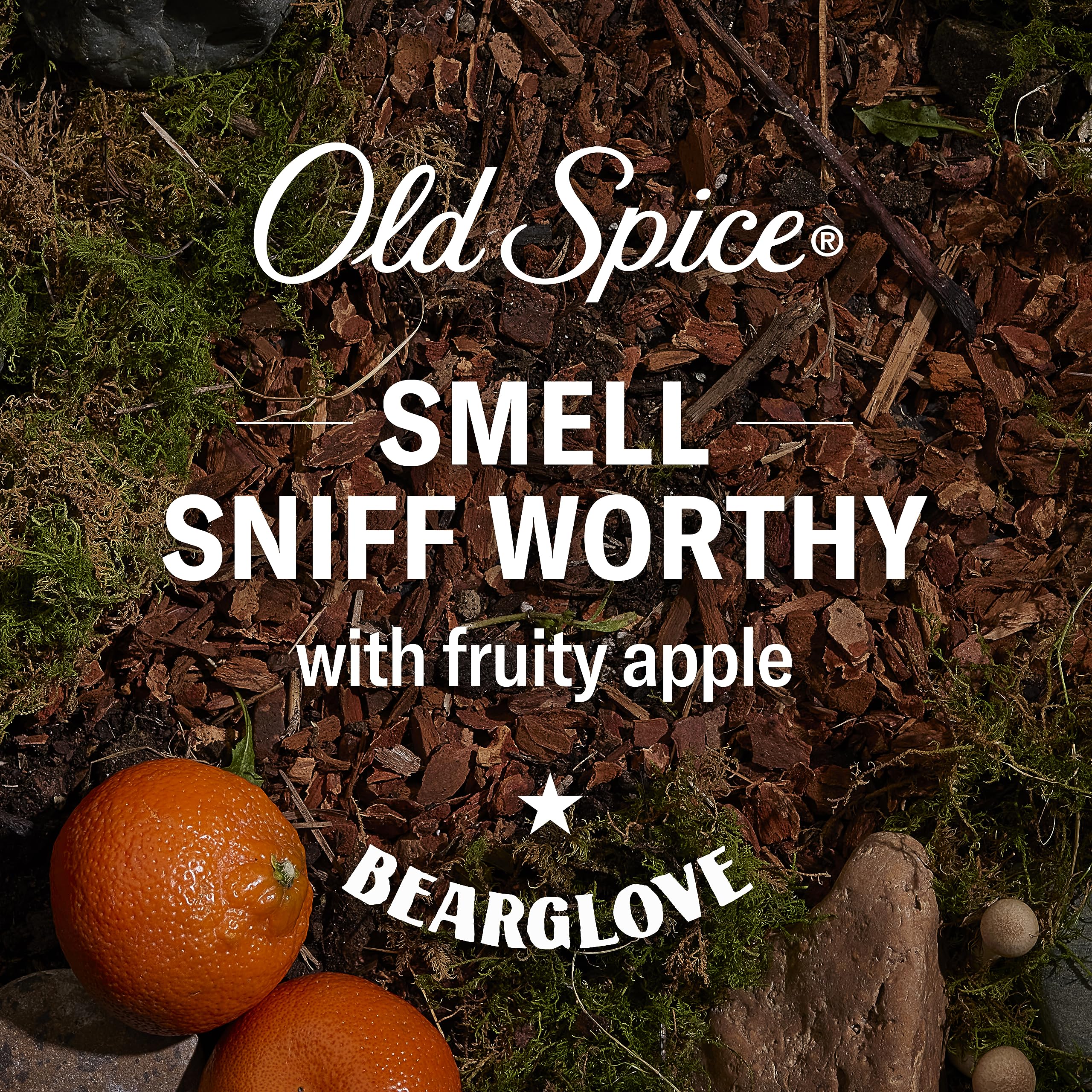 Old Spice Bearglove in gym bag setup suggests on-the-go refreshment