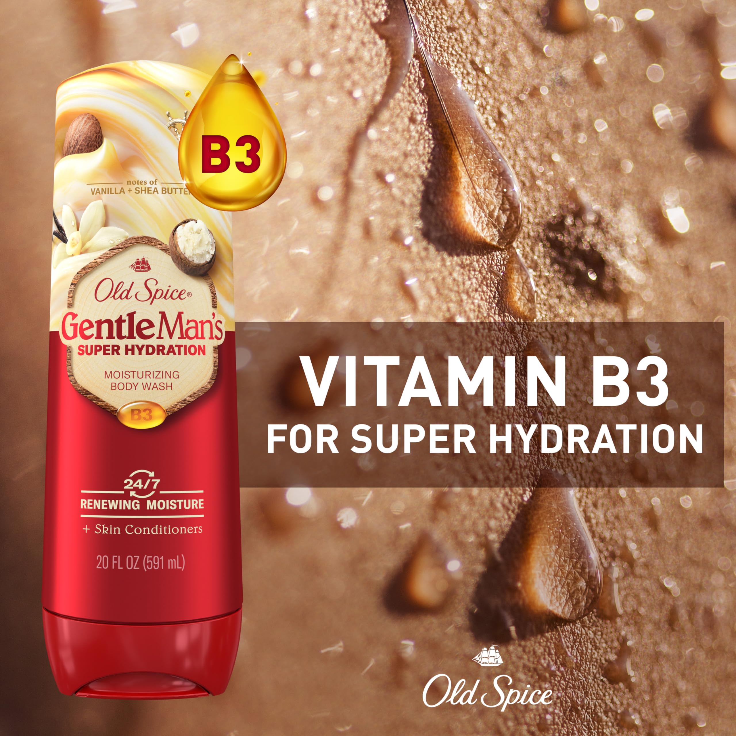 Old Spice Botella 20 oz: formato práctico para el baño