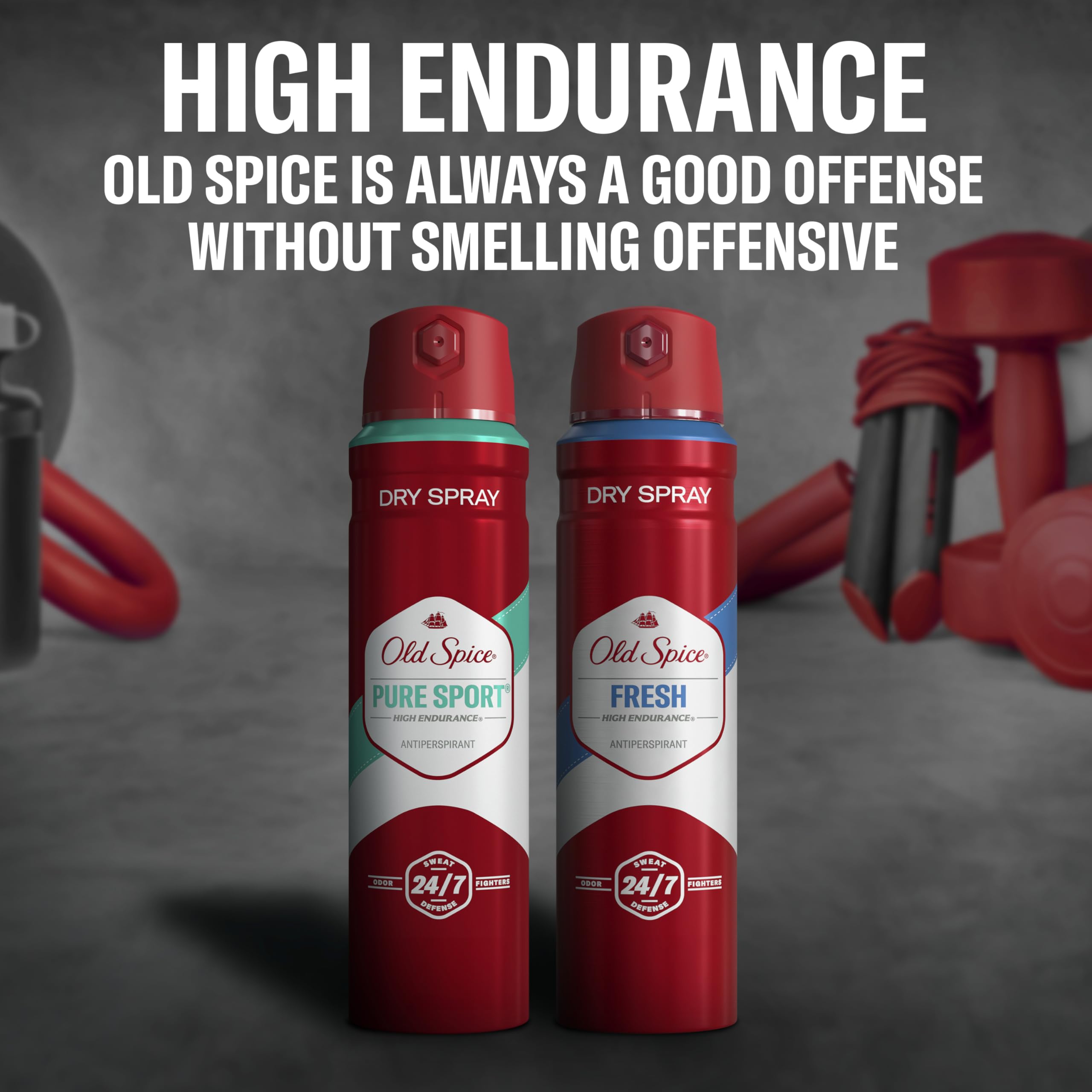 Old Spice botella diseño ergonómico para uso diario