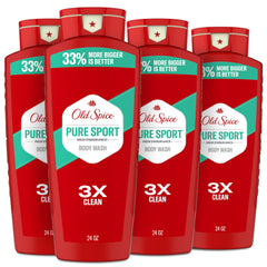 Old Spice botella ducha Pure Sport, aroma fresco que perdura todo el día