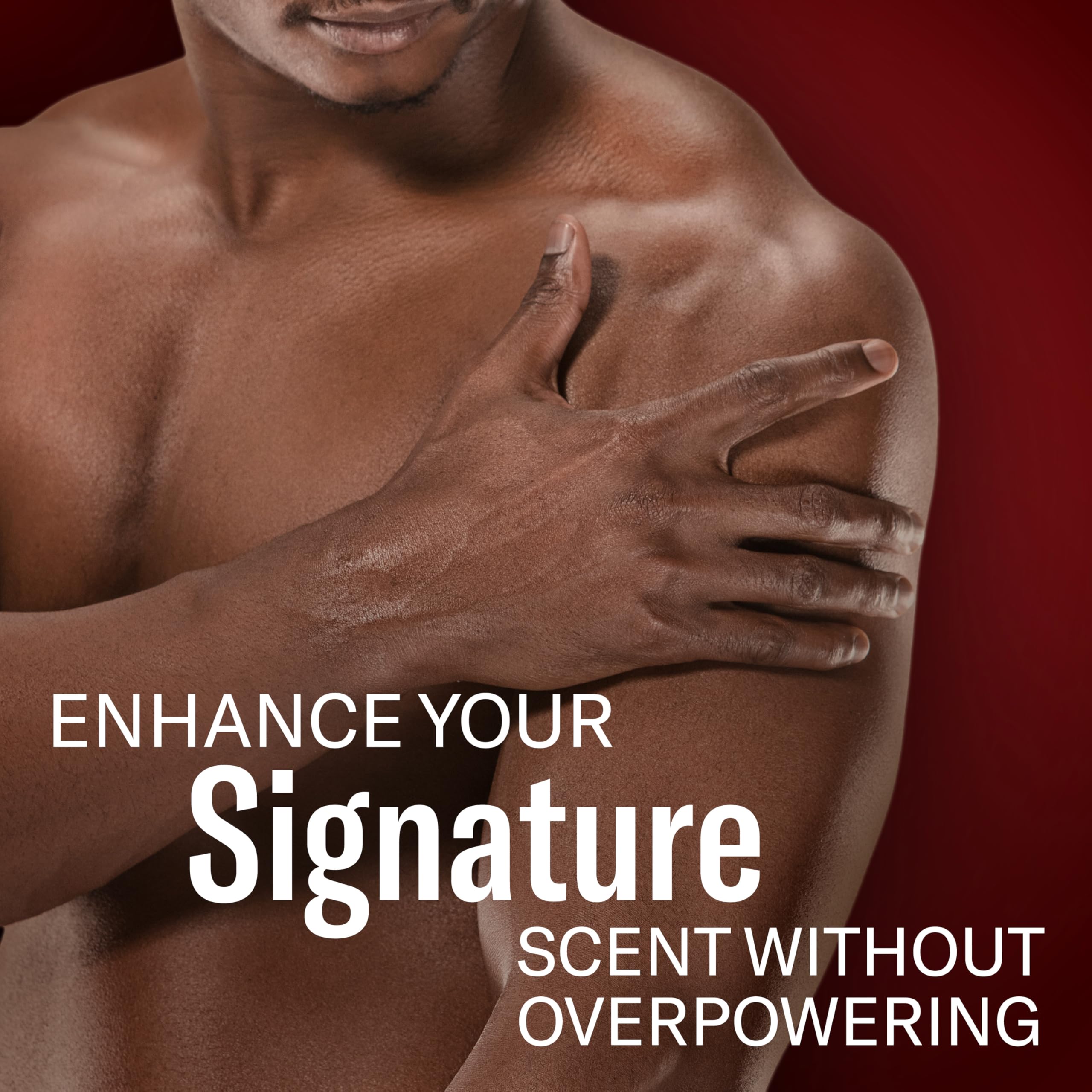 Old Spice spray in use shows easy, even application