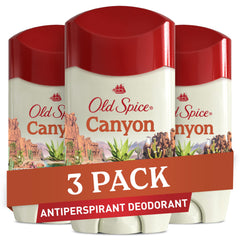 Old Spice Canyon desodorante en bote con aloe para frescura duradera.