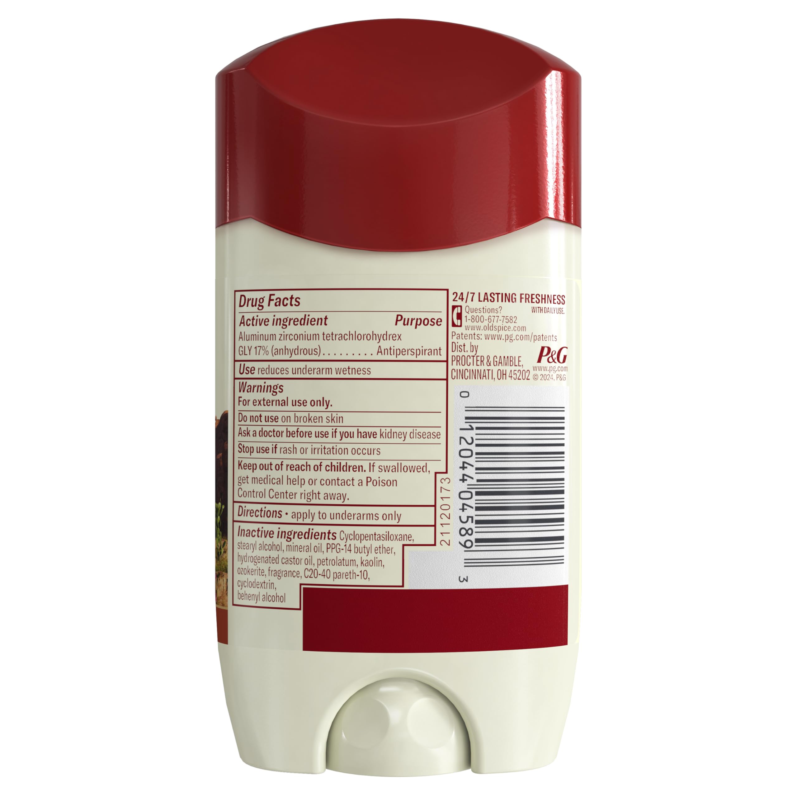 Old Spice Canyon pack de tres desodorantes para ahorro y continuidad.