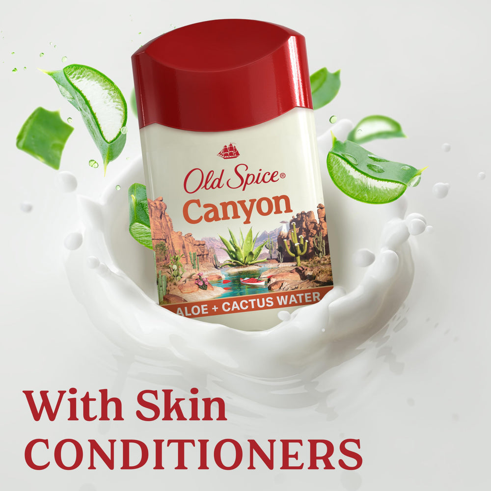 Old Spice Canyon textura cremosa aporta sensación suave al aplicar.