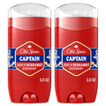 Old Spice Captain Bergamot Aluminum Free Deodorant - 24/7 Odor Protection (2 Pack)