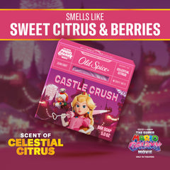 Natural oils visible in Castle Crush bar for gentle cleansing.