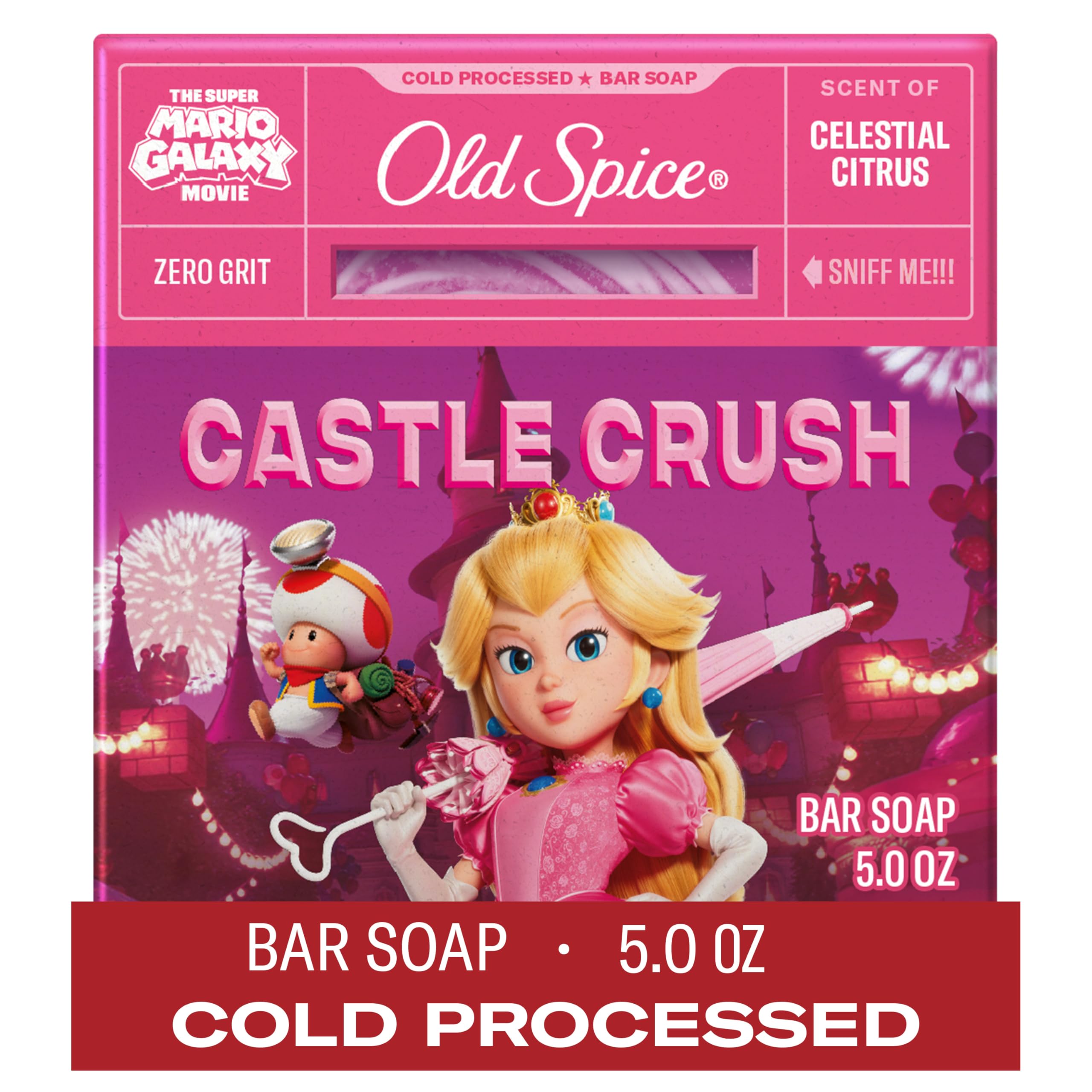 Old Spice Castle Crush soap packaging with bold collectible design.