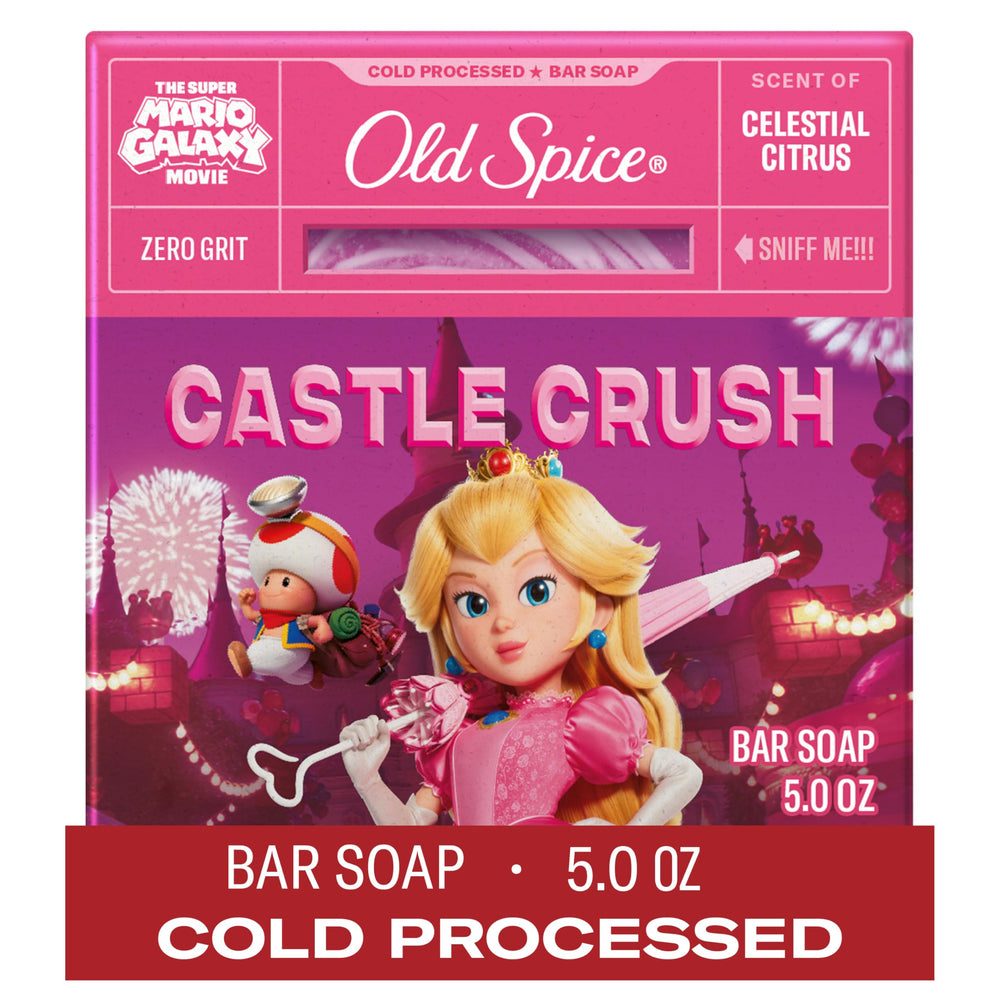 Old Spice Castle Crush soap packaging with bold collectible design.
