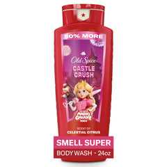 Old Spice Castle Crush bottle with long lasting citrus scent.
