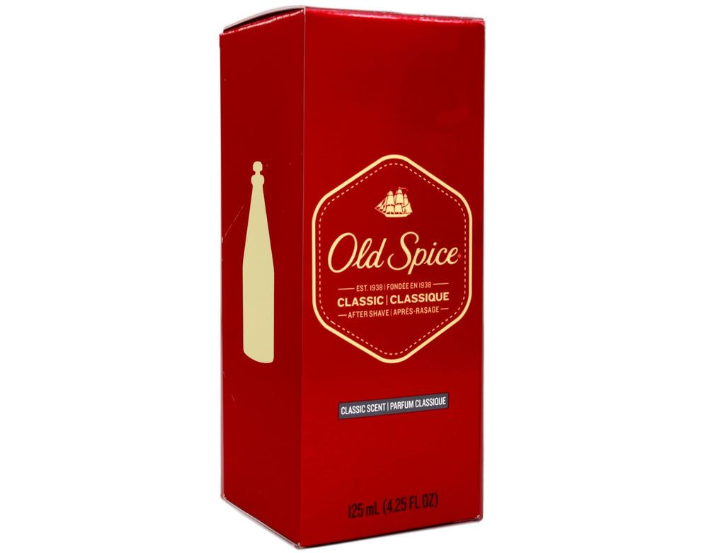 Old Spice Classic After Shave packaging box shows two-pack value