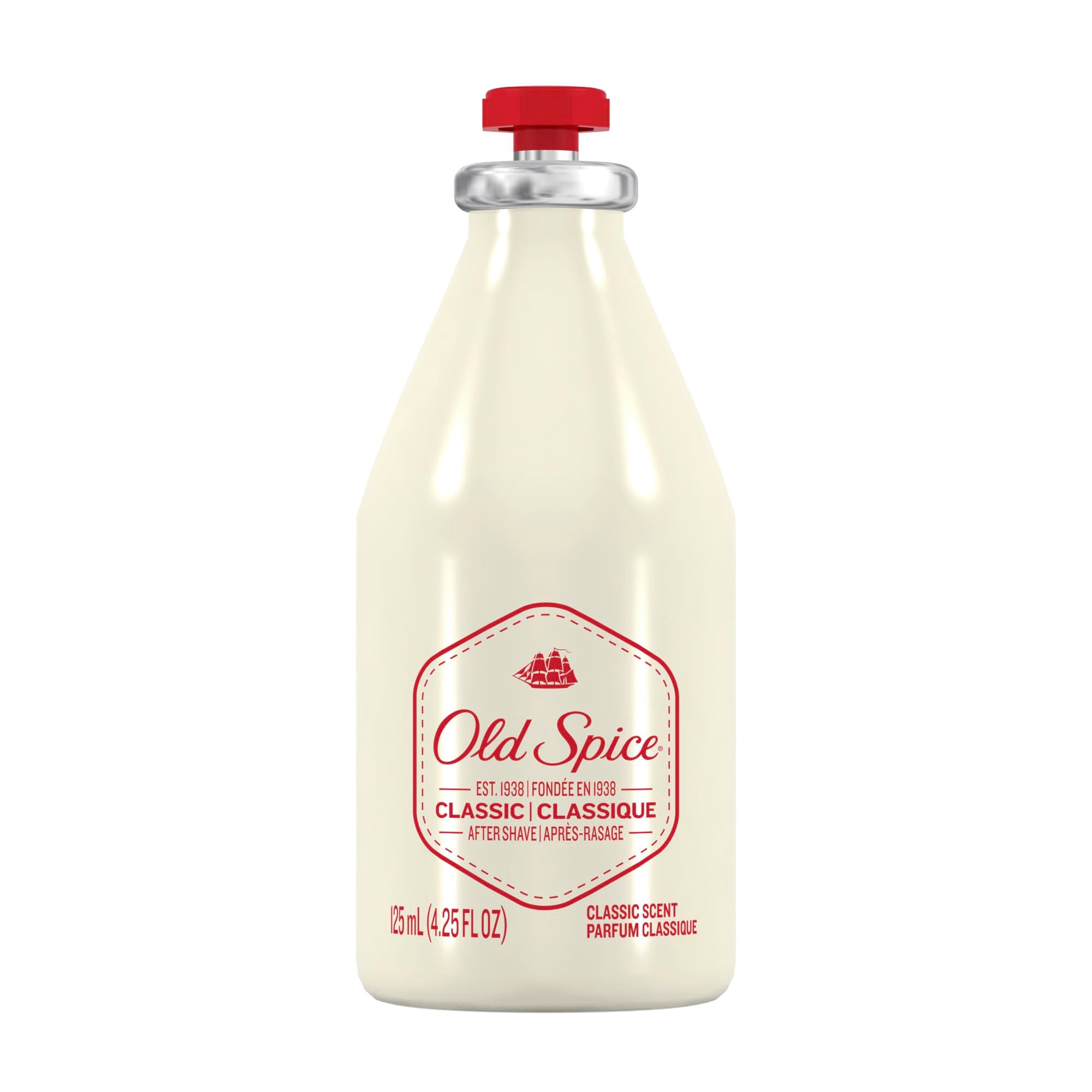 Old Spice Classic bottle front view highlighting a crisp, masculine scent for daily grooming.