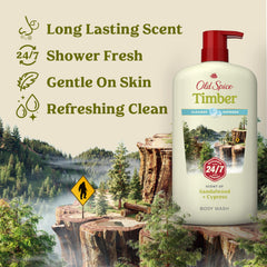 Close-up of rich lather from Old Spice Cleansing Body Wash.