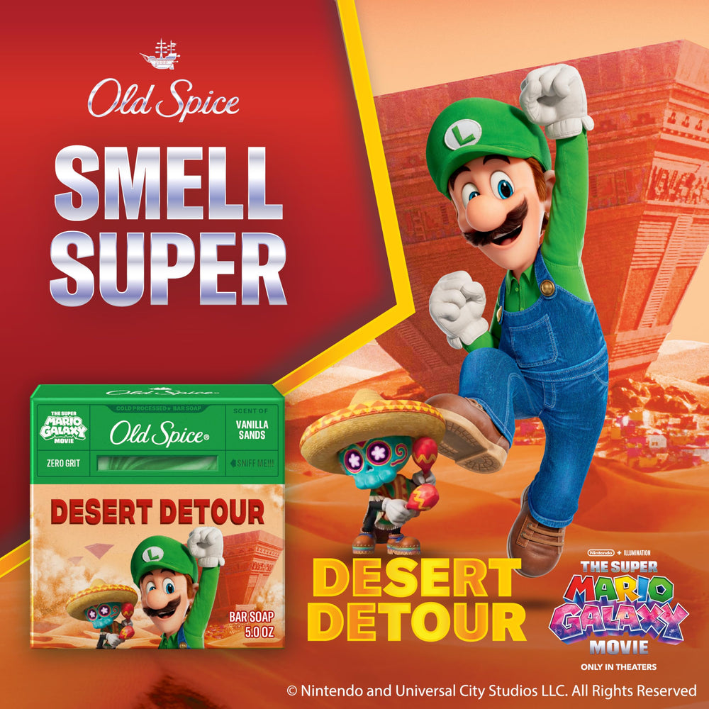 Old Spice Cold Processed Bar Soap emphasizing smooth shower experience