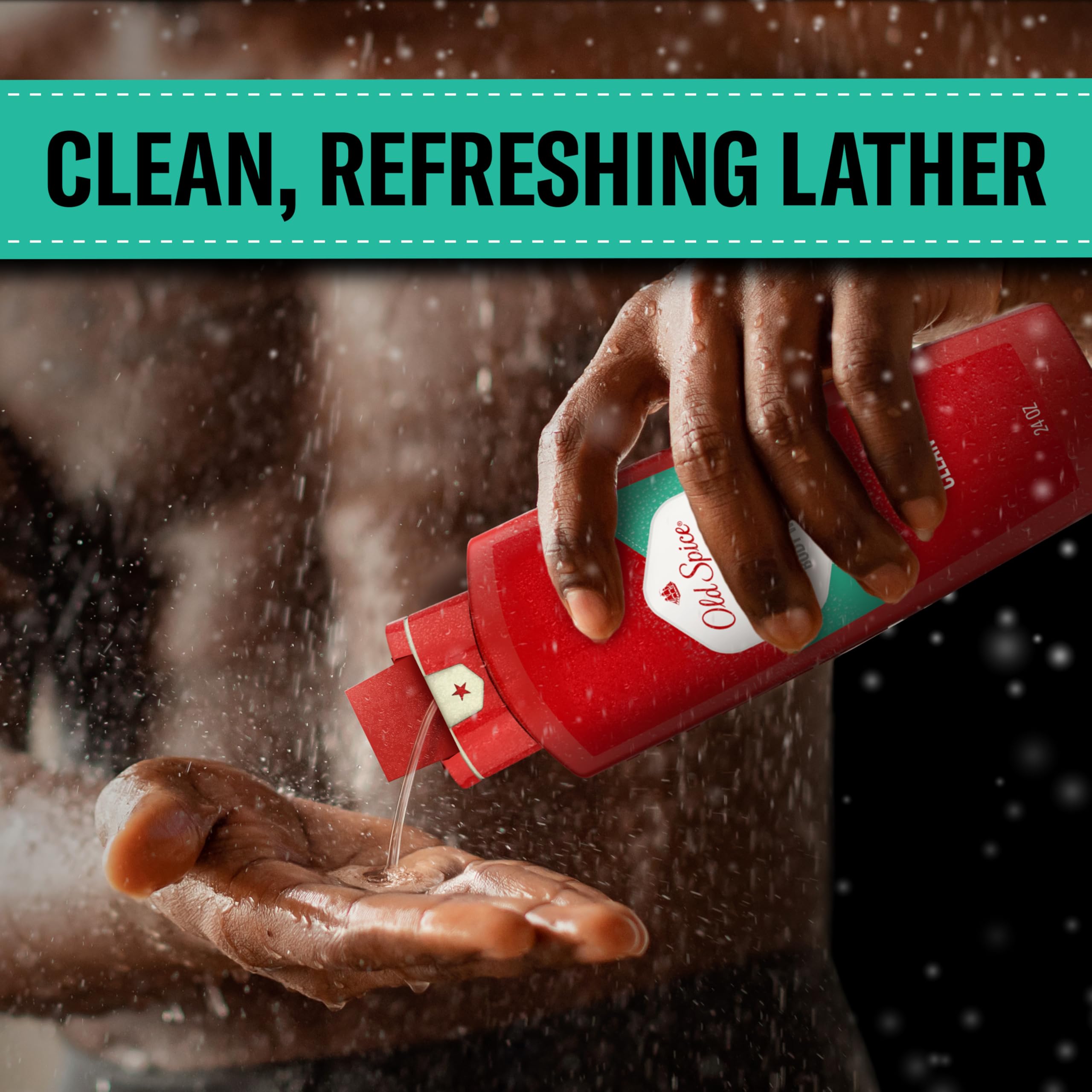 Old Spice control-olor cuerpo, ayuda a mantener sensación limpia durante el día