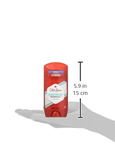 Control de olor con desodorante Old Spice para deporte y actividad diaria.