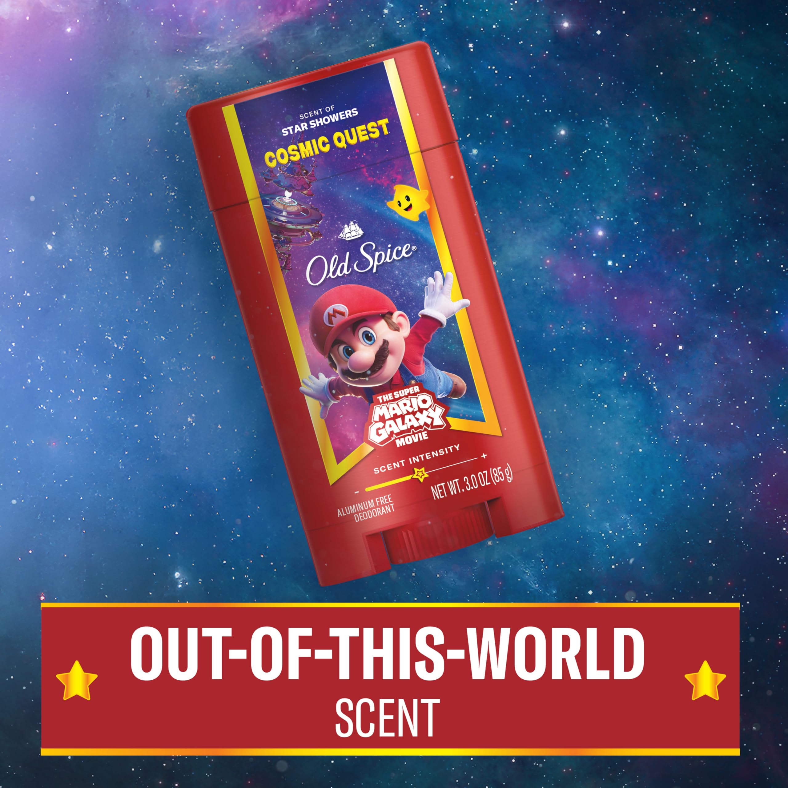 Cosmic Quest application close-up showing smooth glide and quick dry-down.