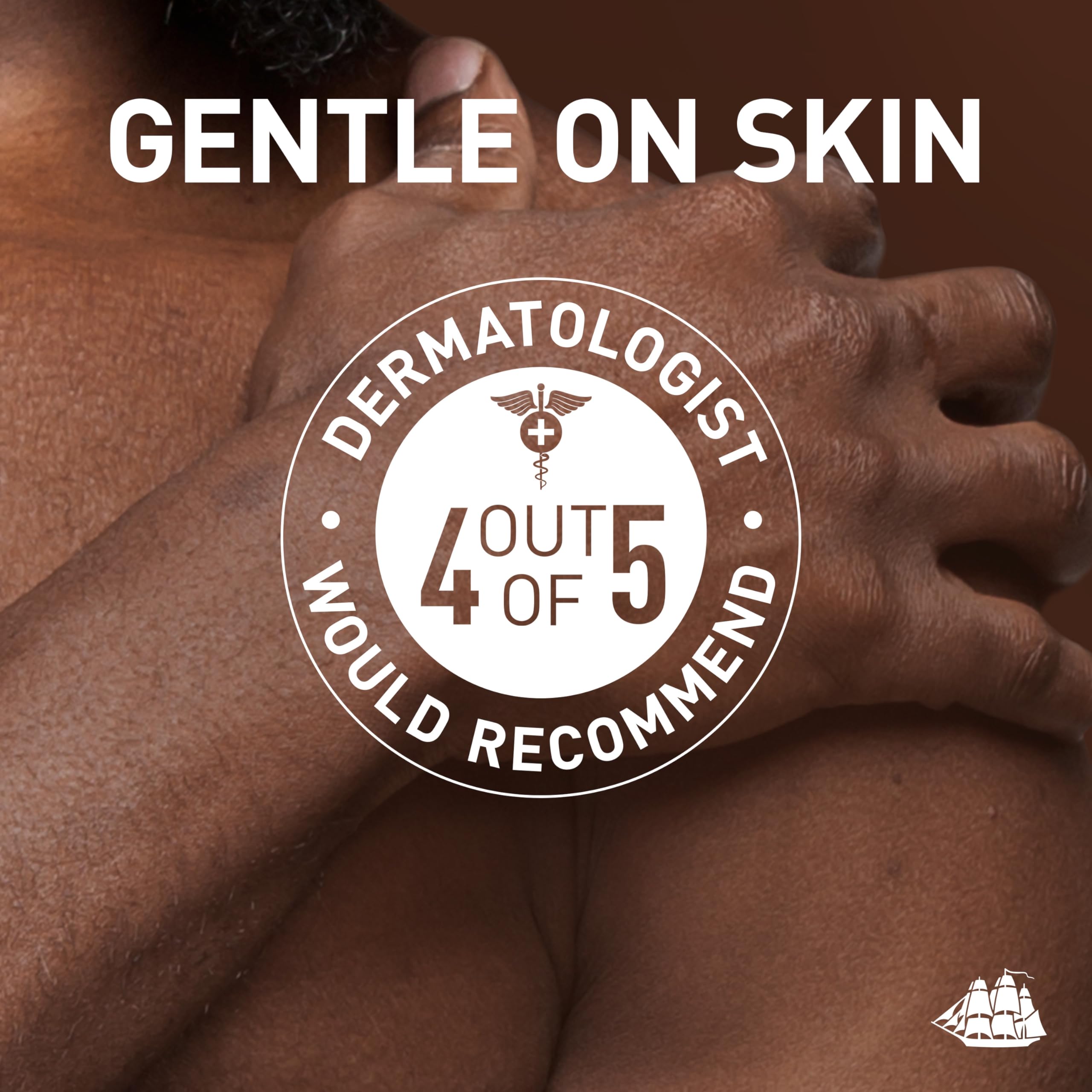 Aplicación en piernas y muslos con Old Spice, protección suave