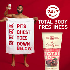 Textura cremosa de Old Spice en la piel ofrece frescura constante durante el día