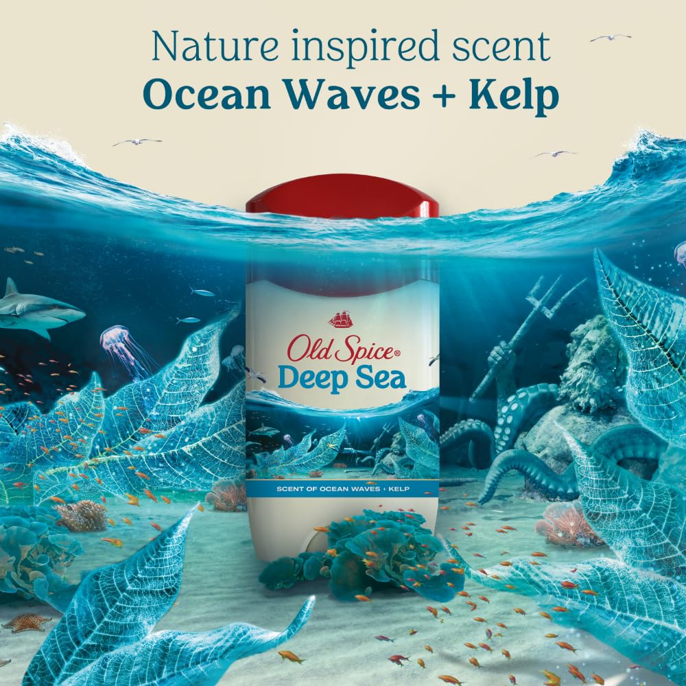 Old Spice Deep Sea travel size is ideal for gym bags and carry-ons.