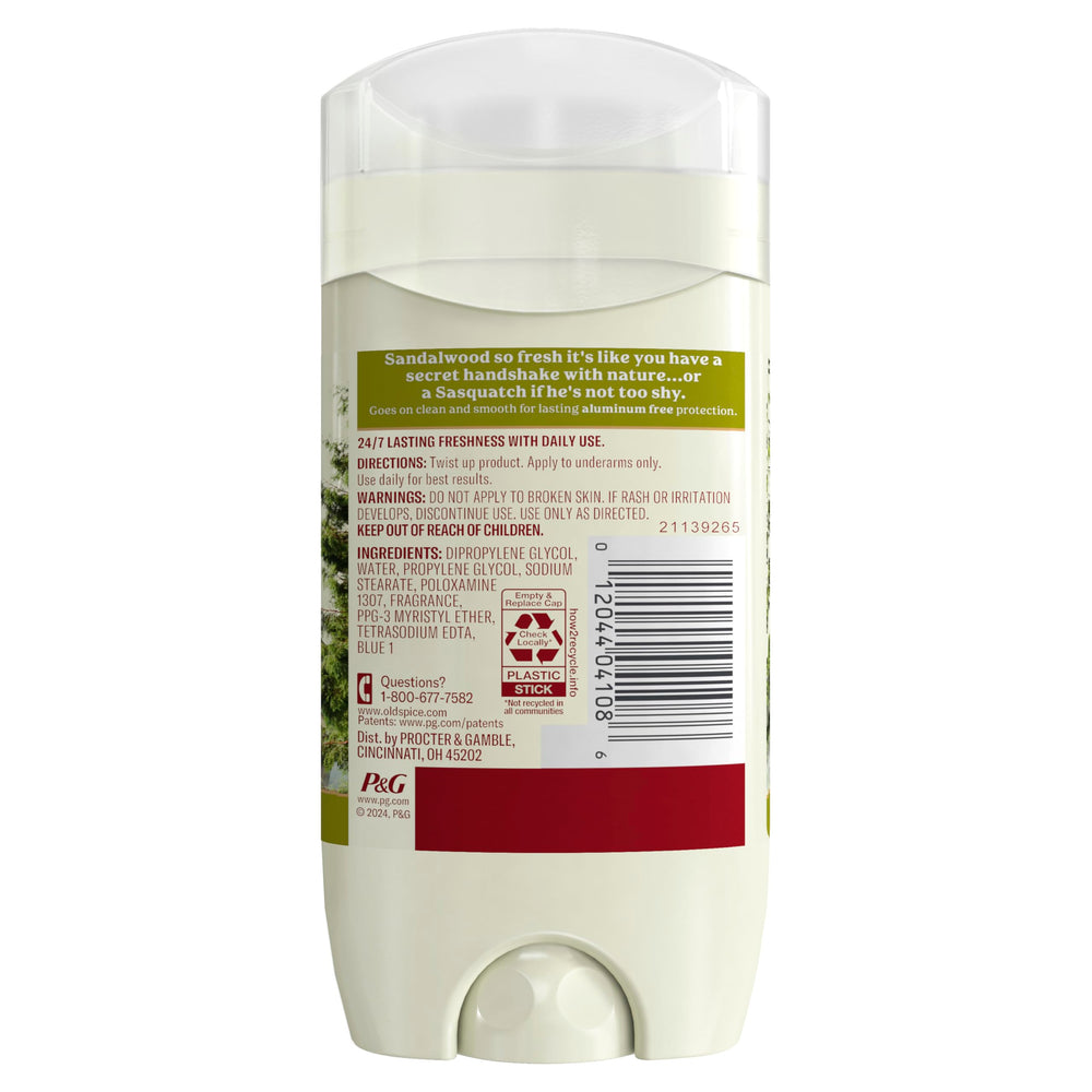 Old Spice deodorant aluminum-free set image for travel-friendly freshness.