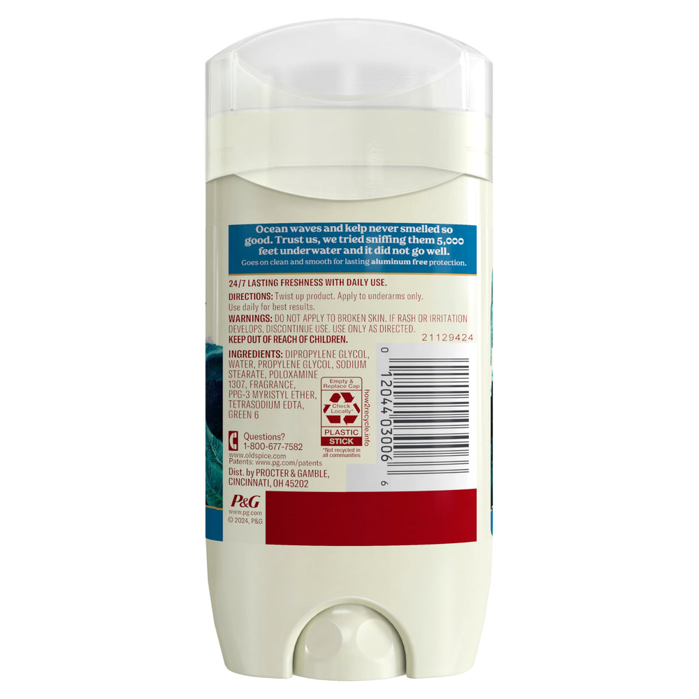 Old Spice Deep Sea application swipe demonstrates easy use