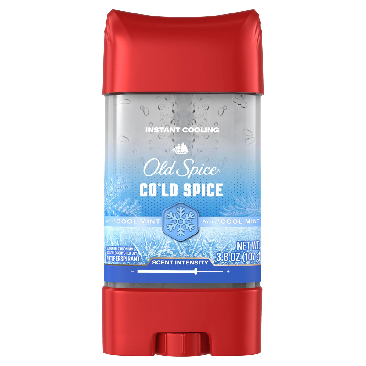 Desodorante Old Spice, botella 24/7, protección duradera para el día completo.