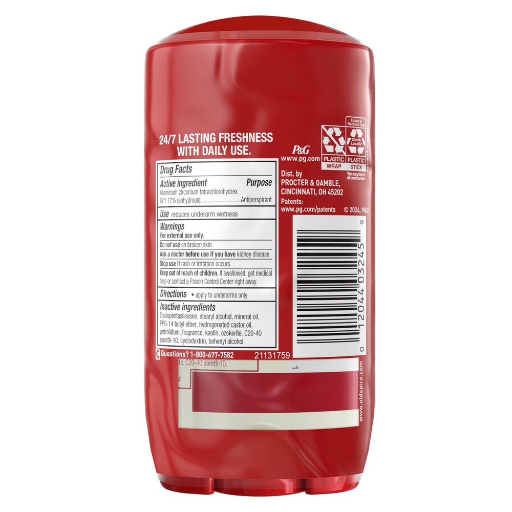Old Spice Dry Feel, fragancia Océano Profundo con olas y algas, sensación revitalizante.