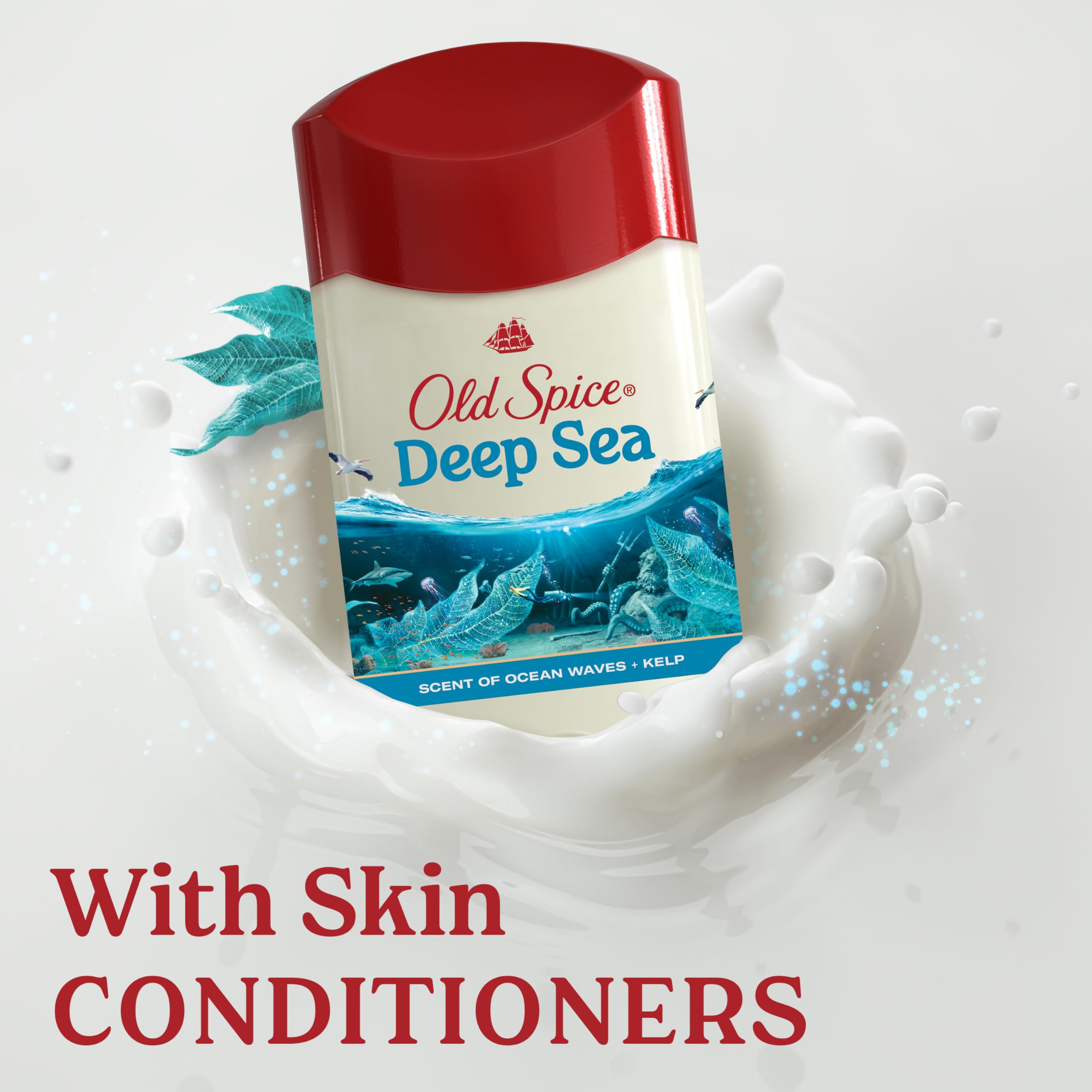 Old Spice Dry Feel, paquete doble, conveniente para compartir.