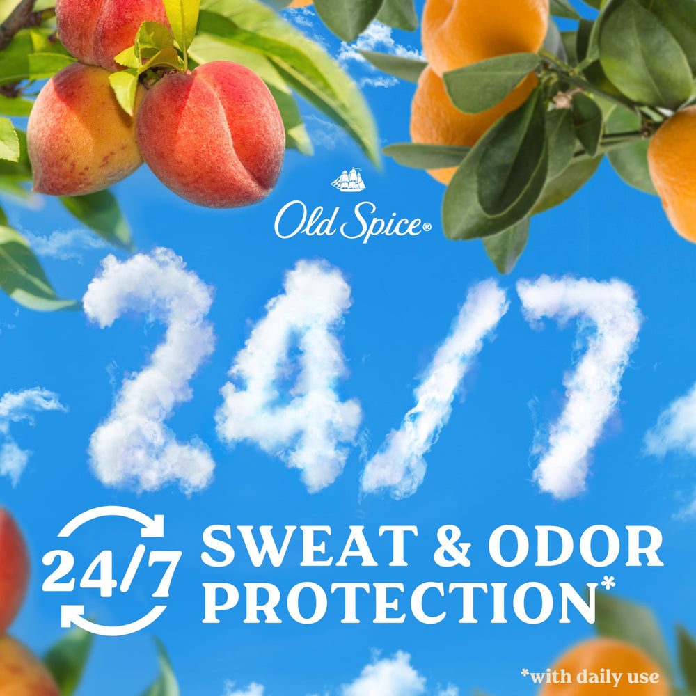 Old Spice Sunrise, desodorante con fragancia fresca 24/7 para uso diario.