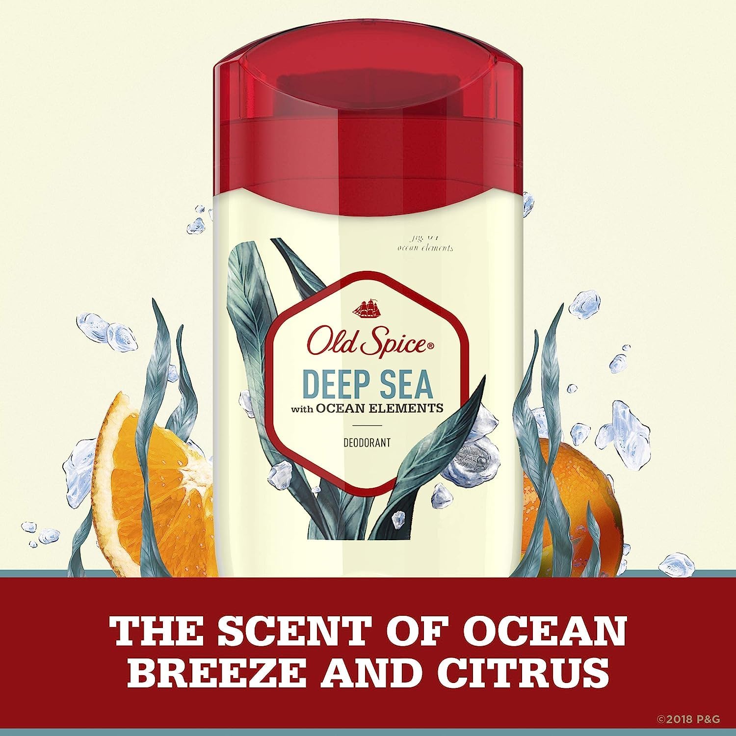 Old Spice desodorante para hombre aroma cítrico floral, frescura diaria.