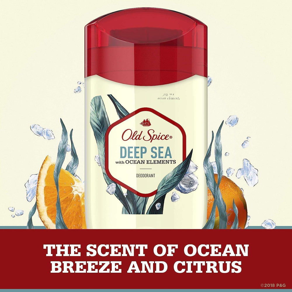Old Spice desodorante para hombre aroma cítrico floral, frescura diaria.