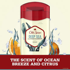 Old Spice desodorante para hombre aroma cítrico floral, frescura diaria.