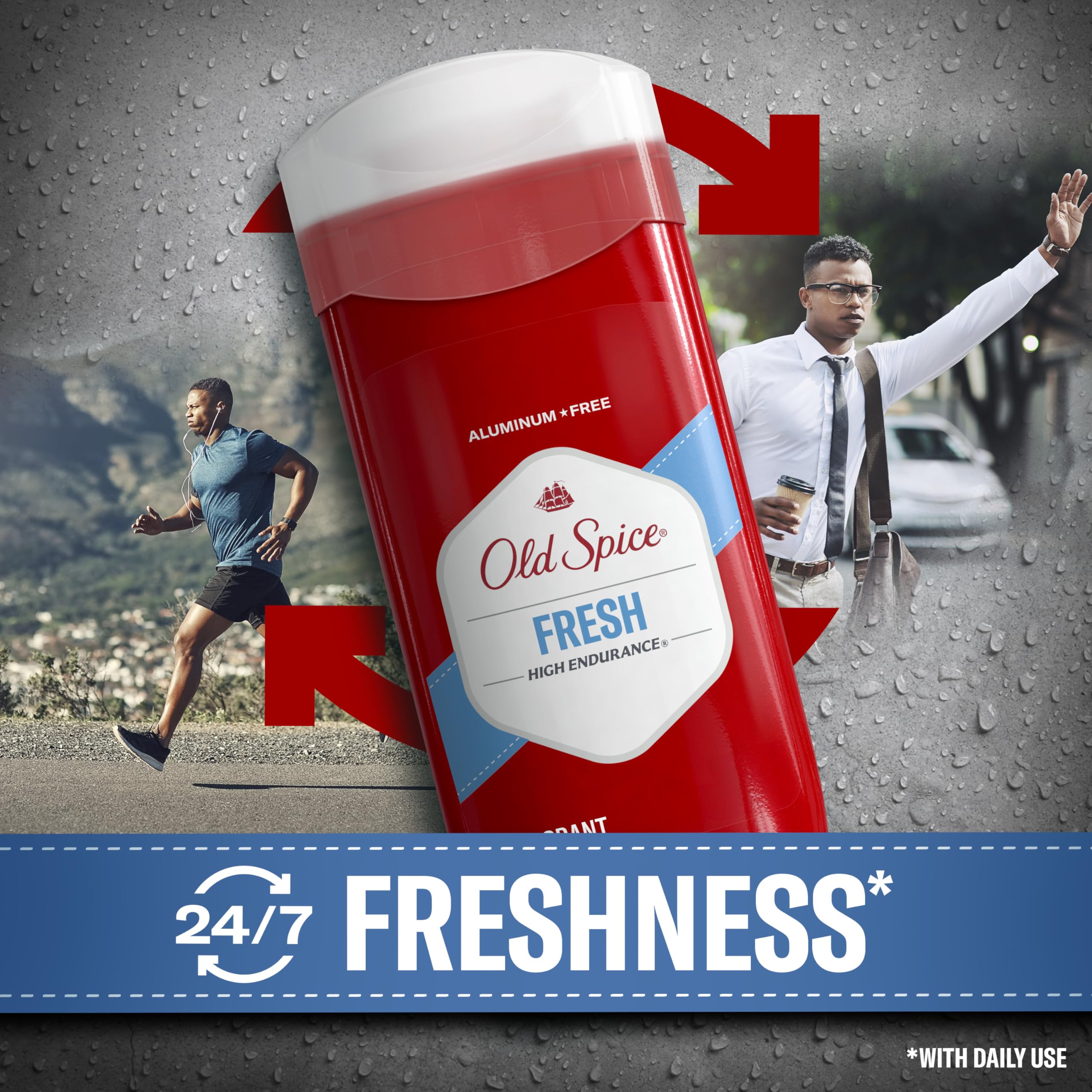 Old Spice desodorante, empaque de tres unidades práctico para uso diario