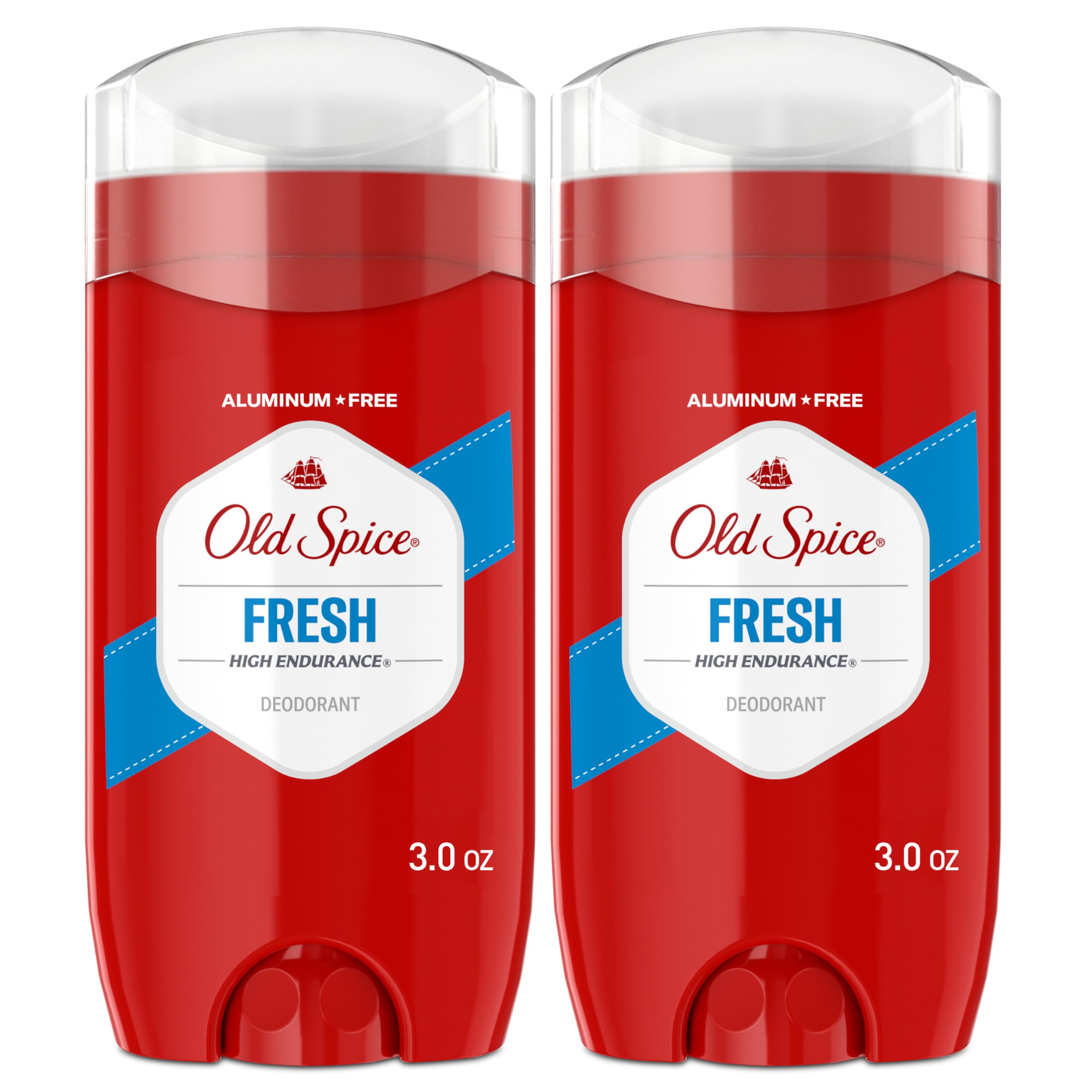 Old Spice High Endurance desodorante para hombres, empaque visible y protección 24/7.