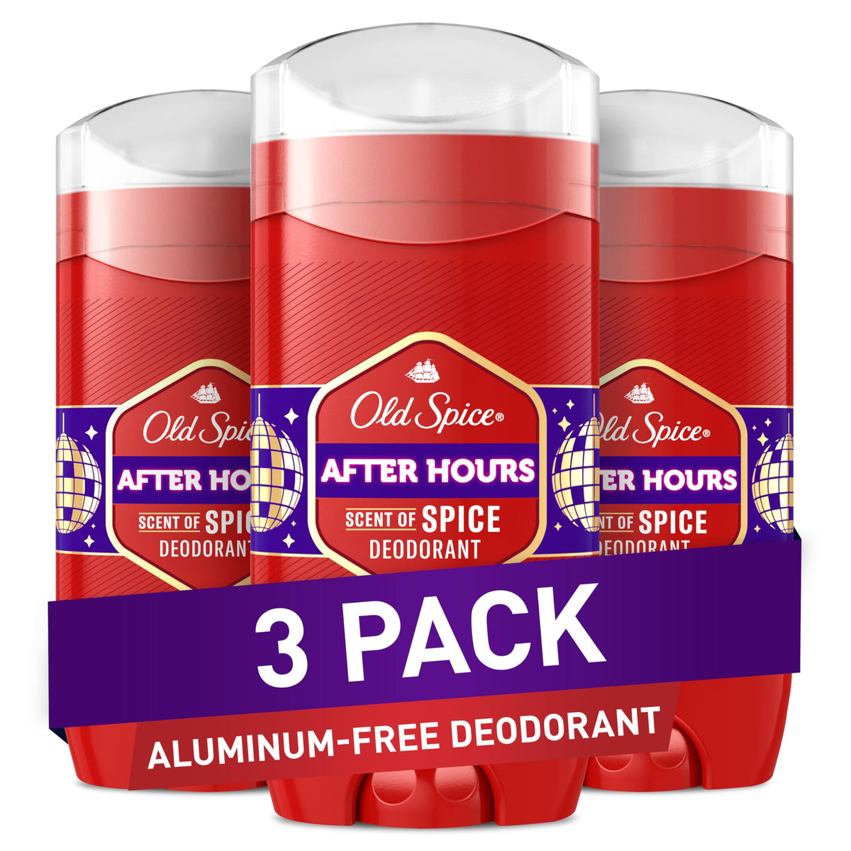 Old Spice desodorante sin aluminio en botella para protección duradera durante todo el día