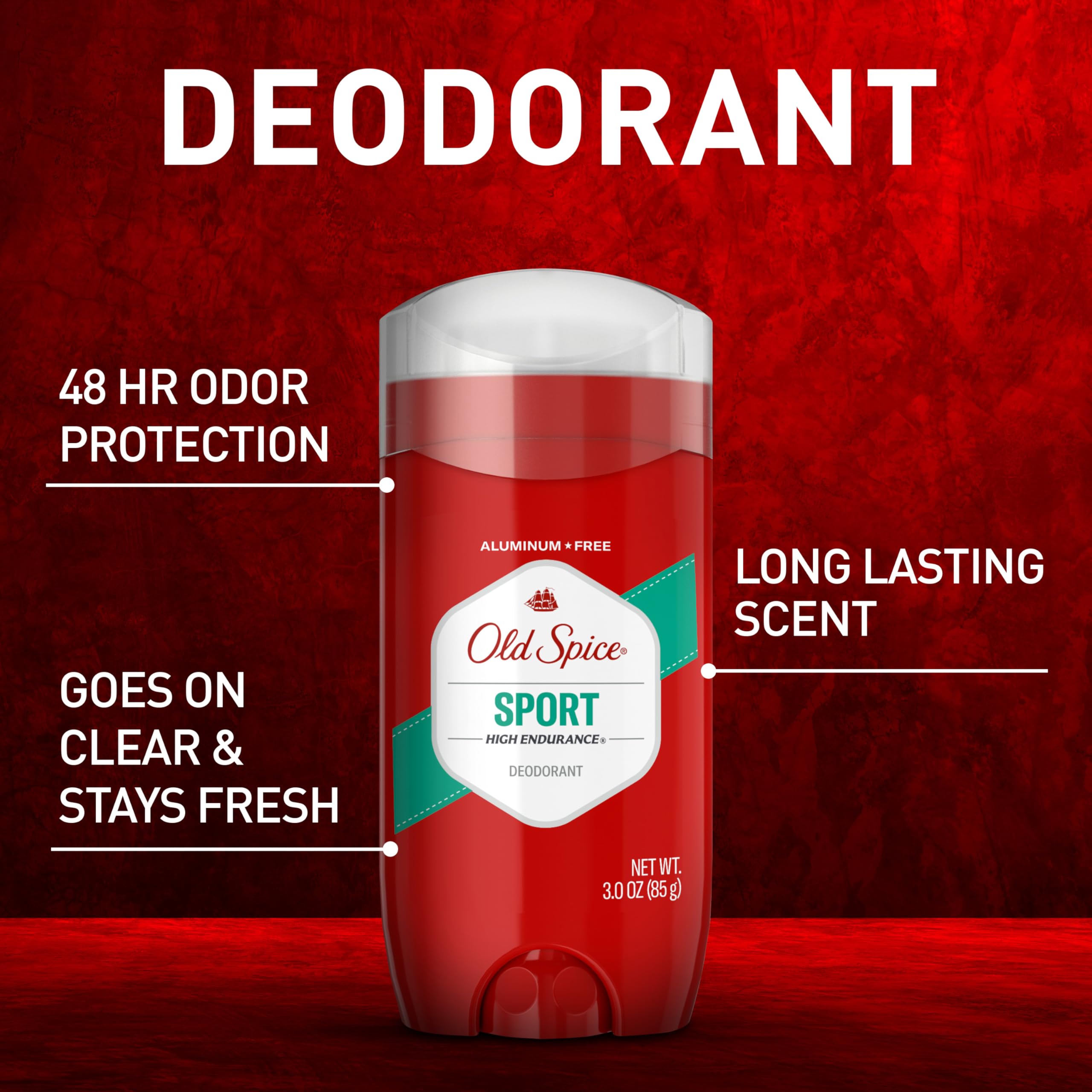 Aplicación suave de Old Spice Sport Endurance sobre la piel limpia.