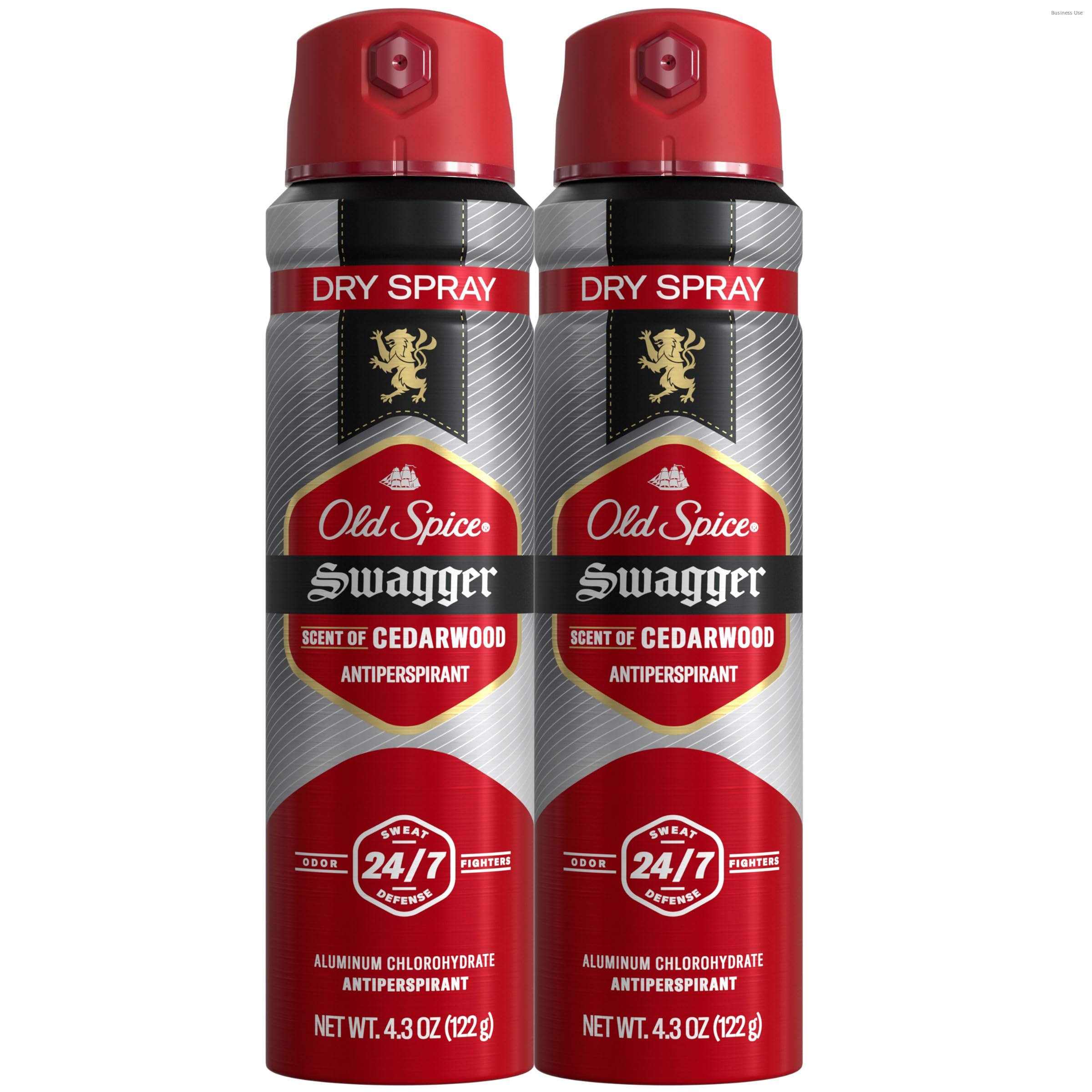 Old Spice desodorante spray seco invisible, envase compacto para uso diario.